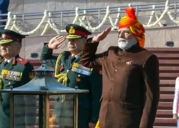 Yet another national day, yet another vibrant turban by PM Modi