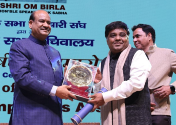 Social Worker Sanjay Lalwani Honored by Om Birla for Outstanding Contributions to Society