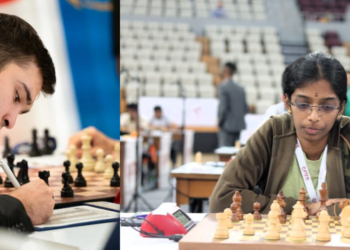 Nodirbek Yakubboev and Vaishali