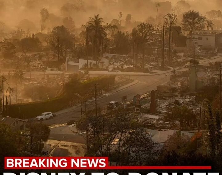 Walt Disney Pledges $15M Donation as Wildfires Ravage Homes of Hollywood’s Elite