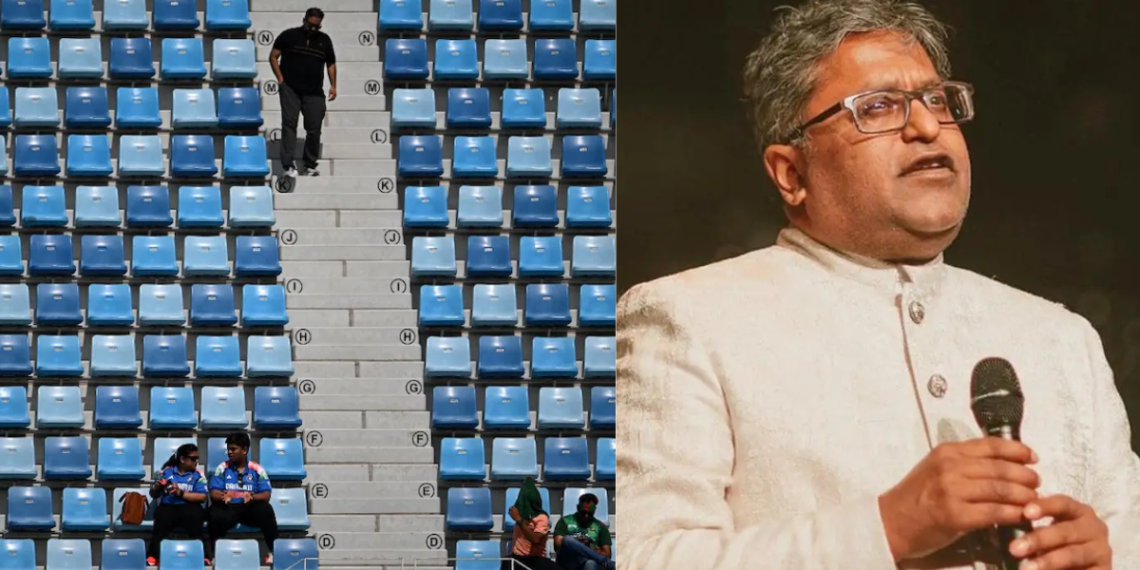 Empty Stands at IND vs BAN CT 2025 – Lalit Modi Calls It ‘Irrelevant’