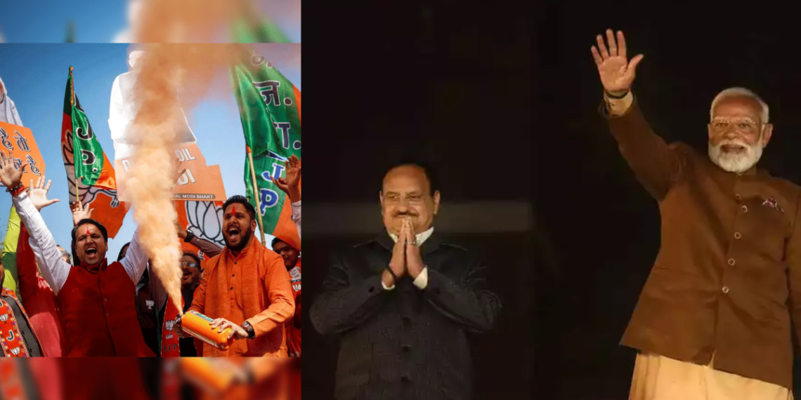 "Global Media Reacts to BJP's 'Landmark Win' in Delhi: Modi and AAP in the Spotlight"