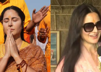 "Katrina Kaif Takes Holy Dip at Triveni Sangam, Offers Prayers at Mahakumbh!"