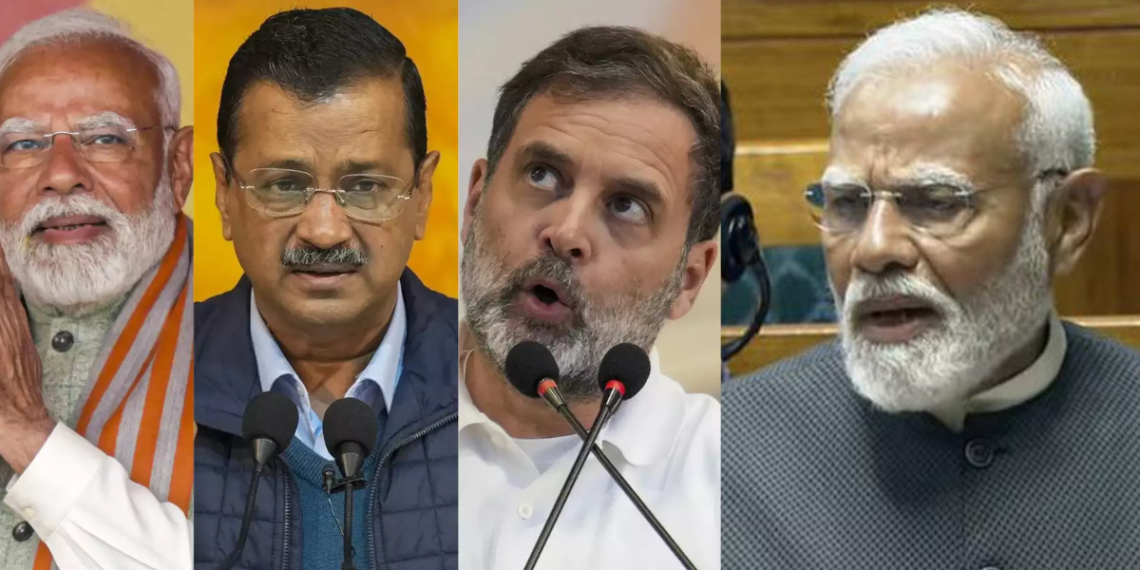 "Modi Takes Aim at ‘Sheesh Mahal’ and ‘AAPda’ in Lok Sabha on Delhi Poll Eve"