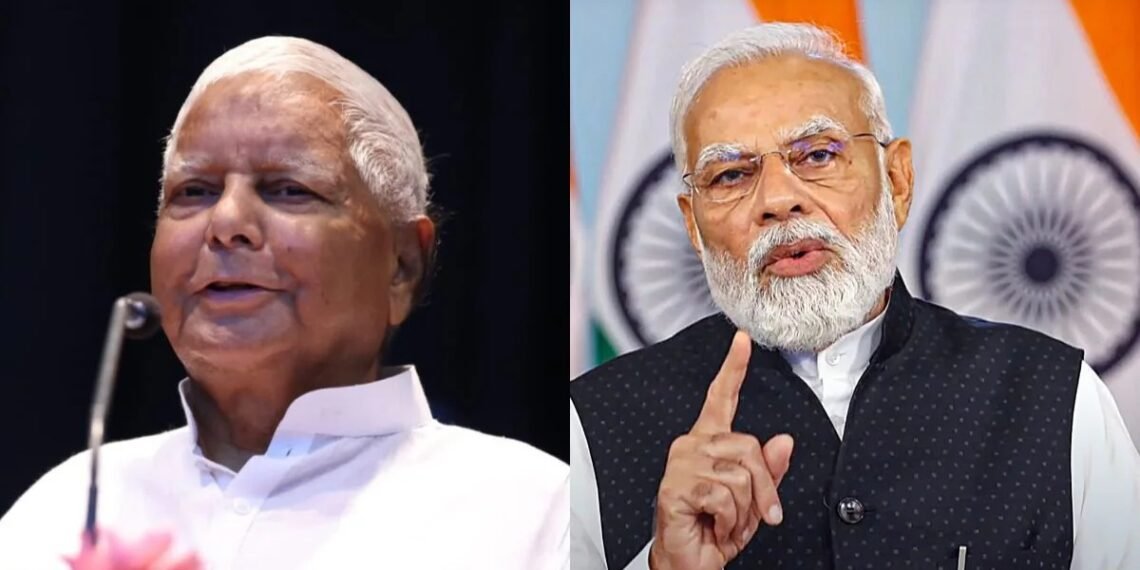 PM Modi hits back at Lalu’s Kumbh remark with ‘Jungleraaj’ jibe
