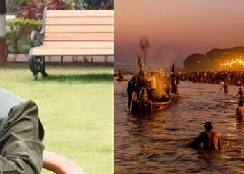 Biren singh at Kumbh