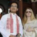 Gaurav Gogoi and his British wife