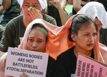 Kuki Zo women protest