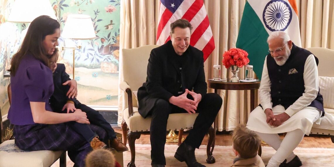 PM Modi meets Elon Musk