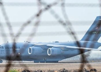 US military plane at Amritsar Airport