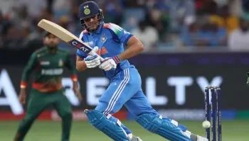 ICC Champions Trophy: Shubham Gill hundred leads India to 6 wicket win over Bangladesh