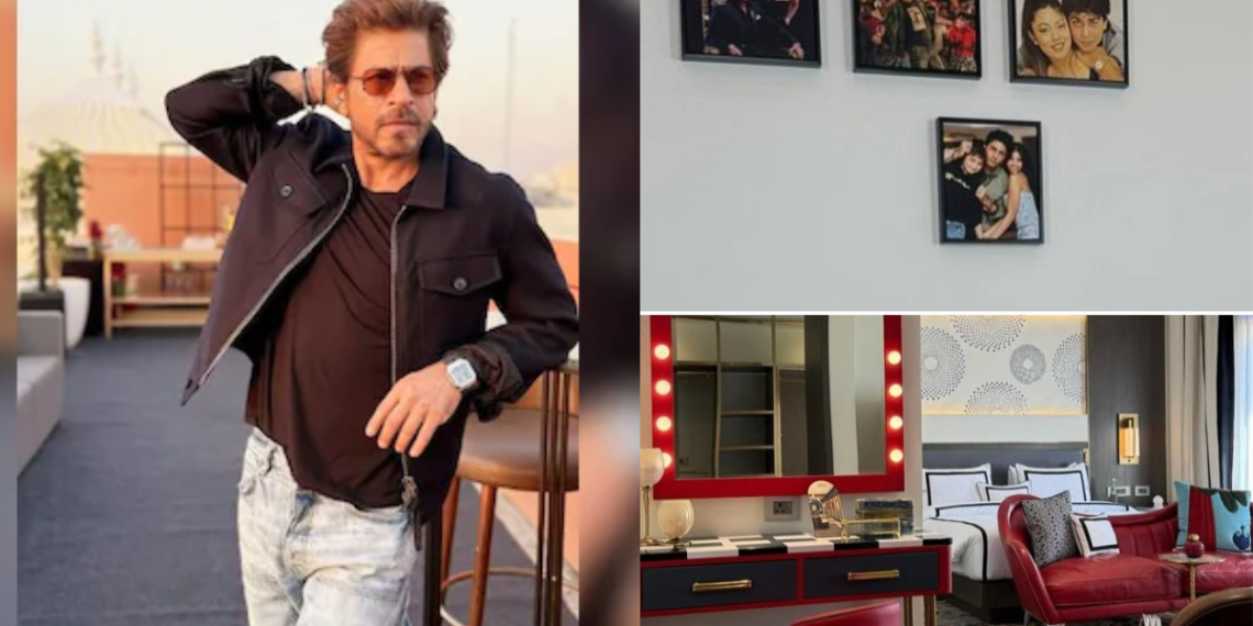 "SRK’s luxurious IIFA Room: Lavish Bed, Family Pics & More!"