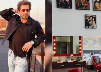 "SRK’s luxurious IIFA Room: Lavish Bed, Family Pics & More!"