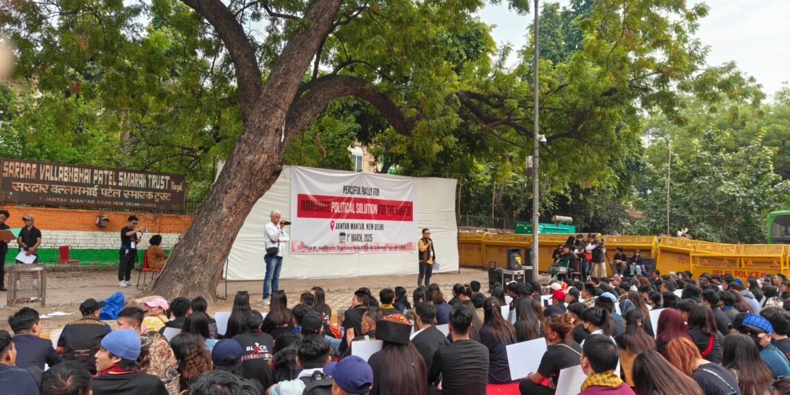 Kuki protest in delhi
