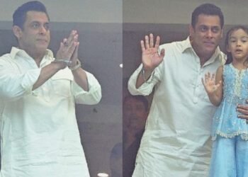 Salman Khan greets fans on Eid through bullet proof glasses