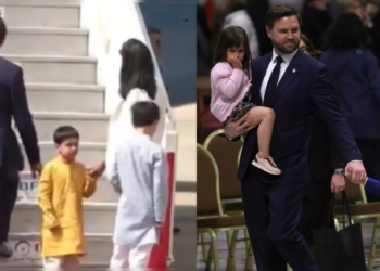 JD Vance’s Kids Arrive in India in Style — Ethnic Charm Steals the Show!
