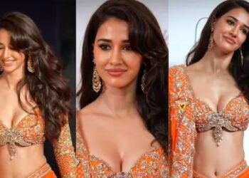 Watch: Disha Patani makes jaws drop in a Bold Orange Saree at MAMI Select