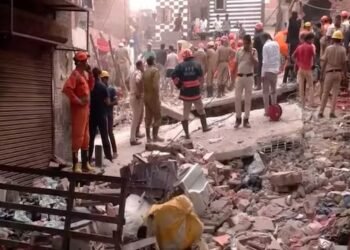 Multi-storey building falls in Delhi’s Mustafabad; 4 die, several feared trapped