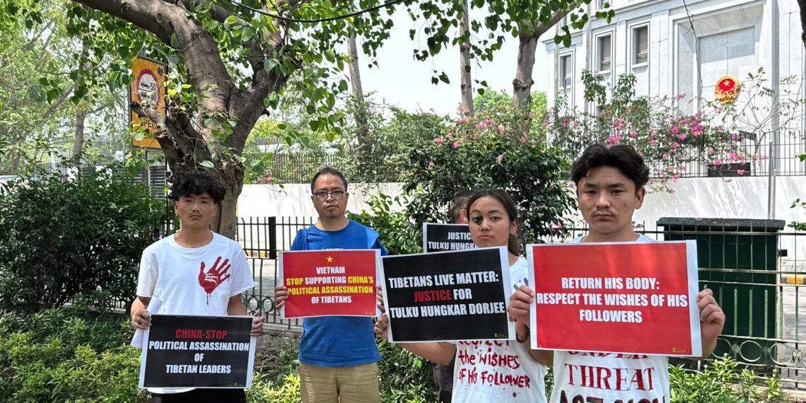 Tibetan Youth Congress protest in Delhi
