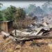 Manipur:Kamjong village burning