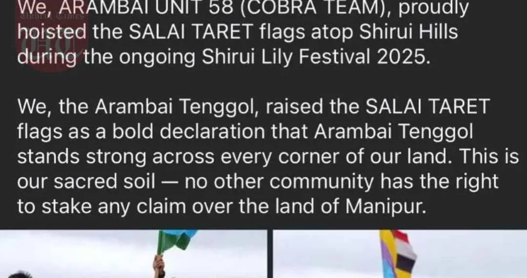 Tangkhul Naga Chief Flays Arambai Tenggol’s ‘Provocative’ Actions at Sacred Site