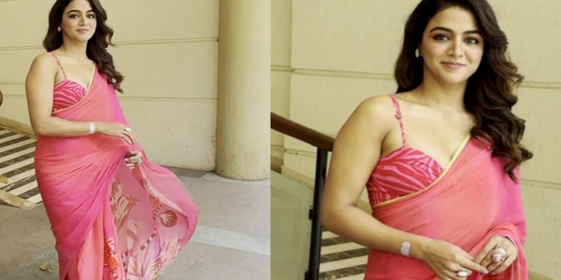Wamiqa Gabbi Is Hotness Personified In This Pink Bralette And Saree