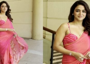 Wamiqa Gabbi Is Hotness Personified In This Pink Bralette And Saree