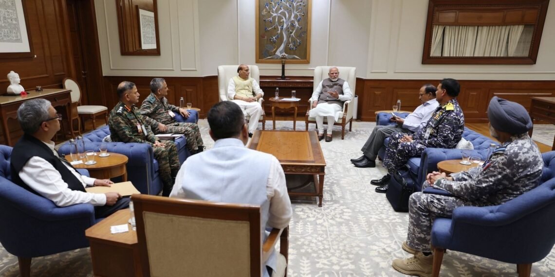 PM Modi Chairs High-level Security Meet As India-Pak Tensions Escalate Further