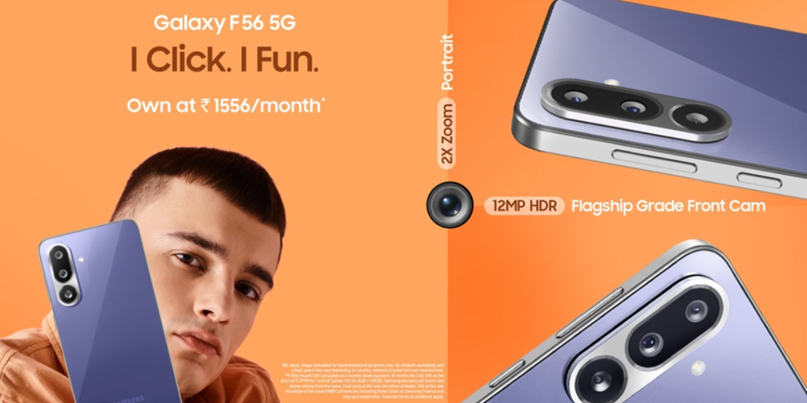 Slimmest F-Series Phone Yet: Samsung Galaxy F56 5G Is Setting the Market On Fire!