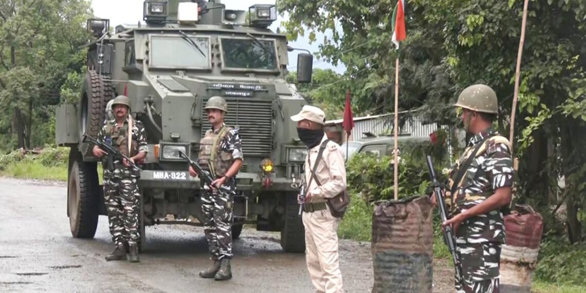 Incomplete bunkers in Kashmir
