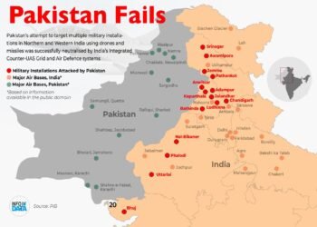 India Foils Pakistani Air Strike on 15 Cities, Hits Back