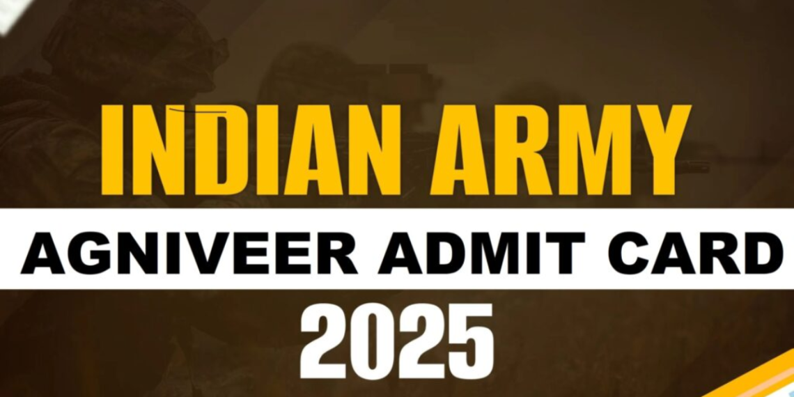Agniveer GD Admit Card 2025 Out At joinindianarmy.nic.in, Know All The Details Here!