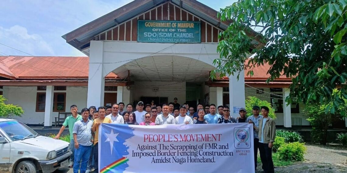 Naga Students Shut Down Offices in Manipur and Nagaland Over FMR Rollback, Border Fencing