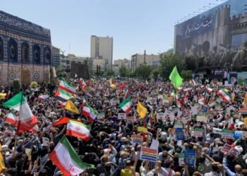 Watch: Close Allies Iran and Iraq Conduct Anti-Israel Mass Protests