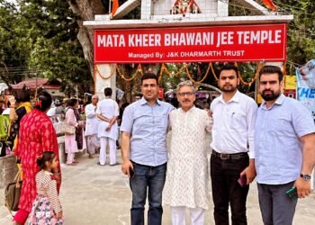 Tight Security for Kashmiri Pandits’ Kheer Bhawani Mela