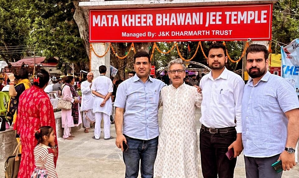 Tight Security for Kashmiri Pandits’ Kheer Bhawani Mela