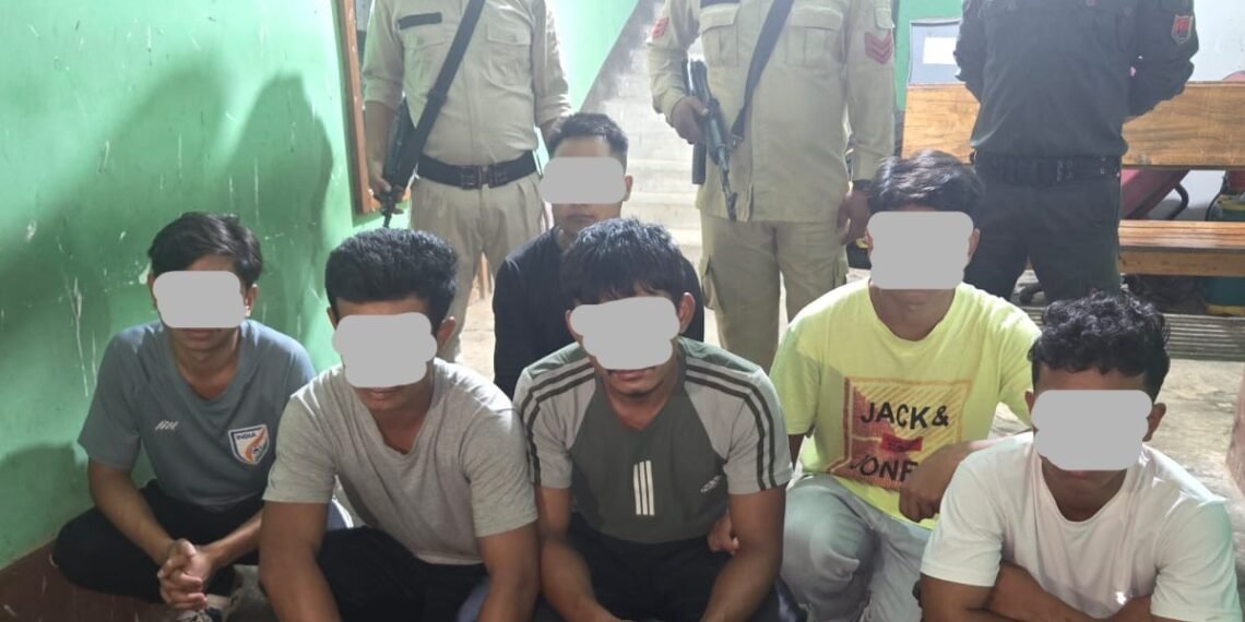 Arambai Faces the Heat: 8 Cadres Held for Attack on ASP