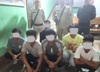 Arambai Faces the Heat: 8 Cadres Held for Attack on ASP