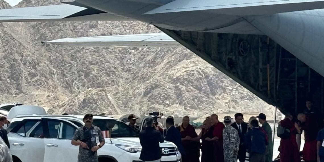 Dalai Lama Arrives in Ladakh; India Eyes China’s Reaction