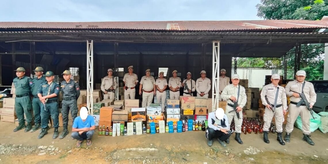 Massive Liquor Busts Rattle Imphal; 48,000 bottles seized in Manipur in One Month