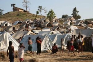 Myanmar refugees Sheltering in Mizoram