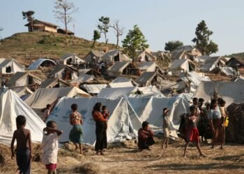 Myanmar refugees Sheltering in Mizoram