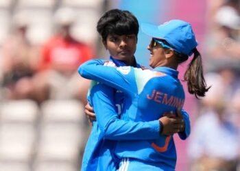Kranti Goud took two early wickets in the 1st Women's ODI
