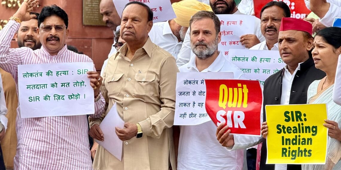 SIR Sparks Firestorm: INDIA Bloc Accuses ECI of Voter Purge in Bihar