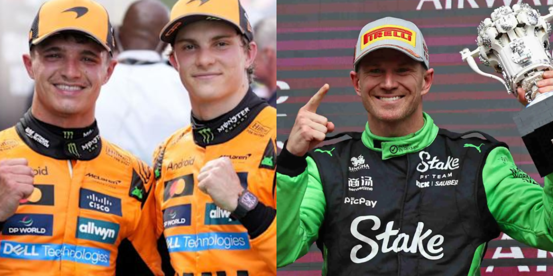 “Selfish” Norris and Piastri Criticised for Overlooking Hülkenberg on British GP Podium