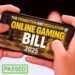 Online Gaming Bill Passed