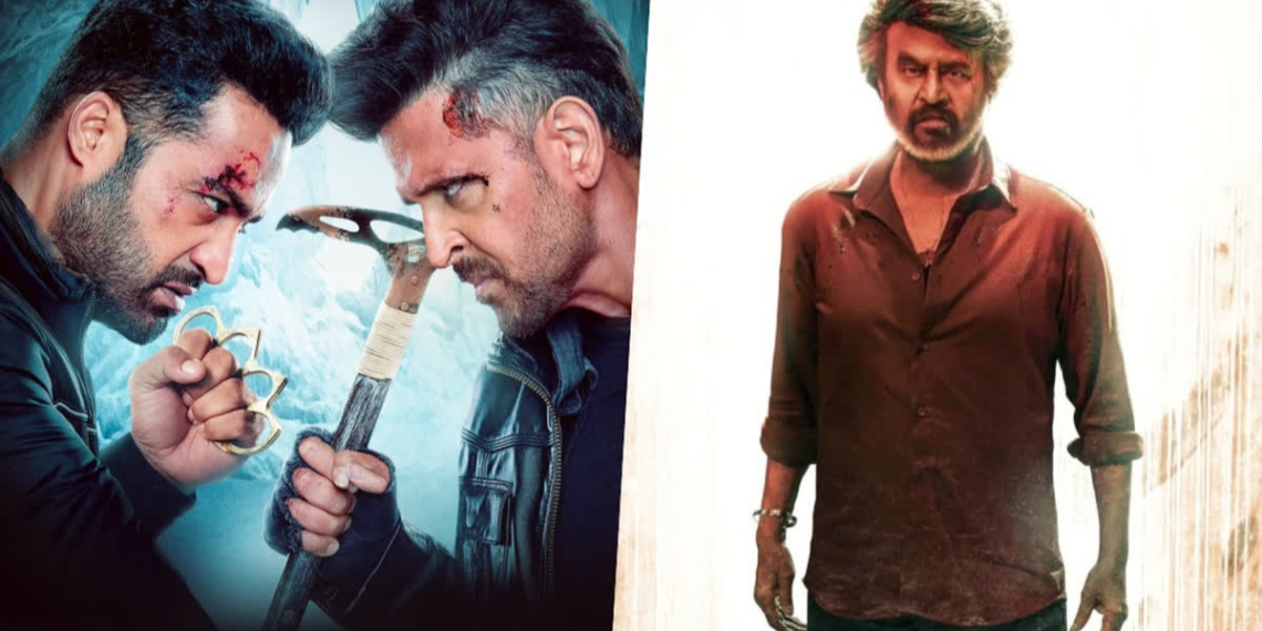 Rajinikanth’s Coolie Stays Ahead of Hrithik Roshan’s War 2 At Domestic Box Office After Day 2