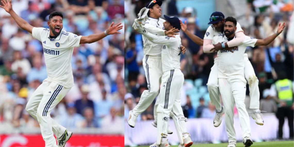 Take a Bow, MOHD. Siraj! India Win Historic Oval Test to Draw Series 2–2