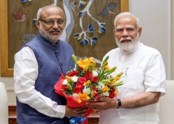 CP Radhakrishnan with PM Modi