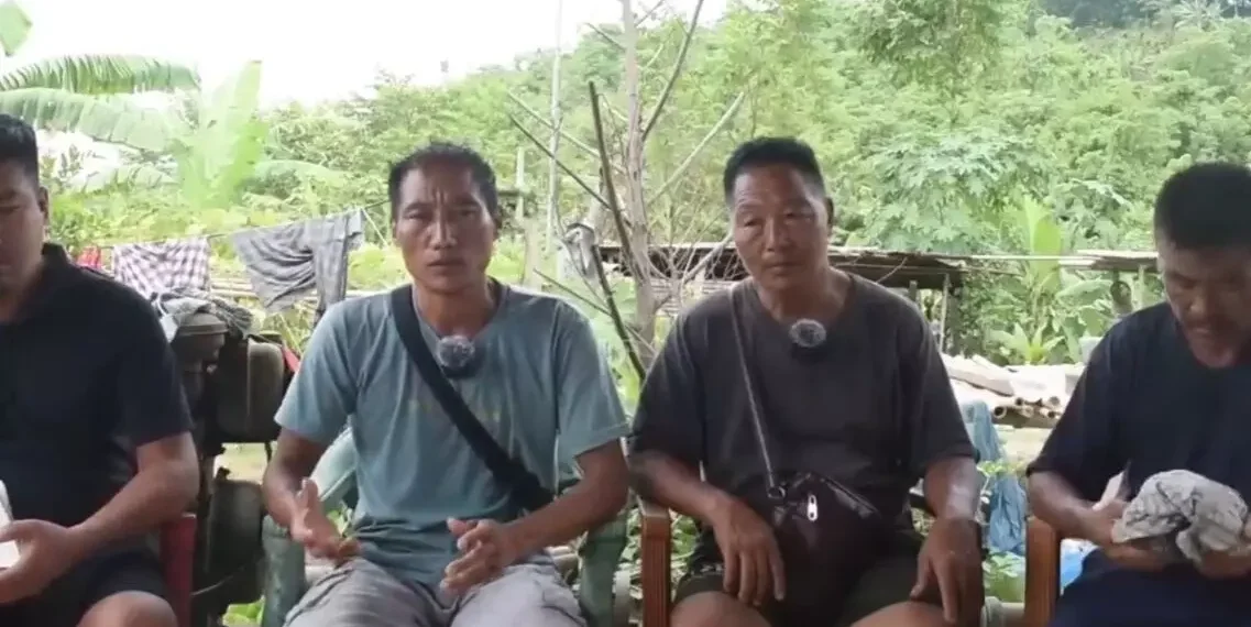 Assam Villagers Protest Naga atrocities